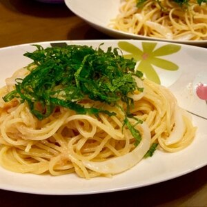 イカと明太子の和風パスタ☆スパゲティー